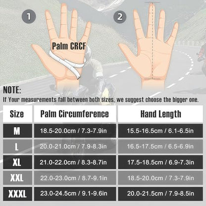 Motorcycle Gloves for Men and Women Touchscreen Guantes Para Motocicleta Hombre for Powersports BMX ATV MTB Motocross Scooter Dirt Bike Riding Gloves Motorcycle Mens Helmets Accessories (Black / X-Large)