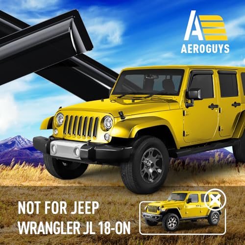 Extra Durable Window Deflectors Tape (For Jeep Wrangler 07-18 JK)