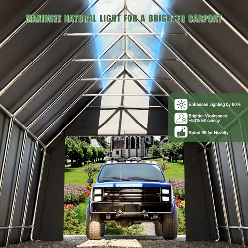 Skyview Portable Garage (13x24 FT)