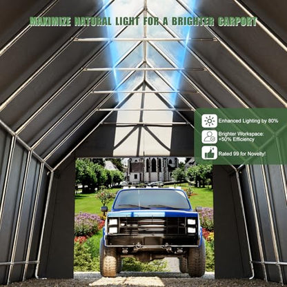 Skyview Portable Garage (13x24 FT)