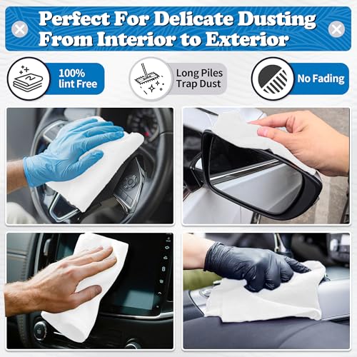 Microfiber Cleaning Cloth (24PK / White)