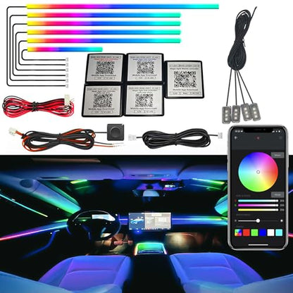 Dreamcolor Acrylic Interior Car LED Strip Light