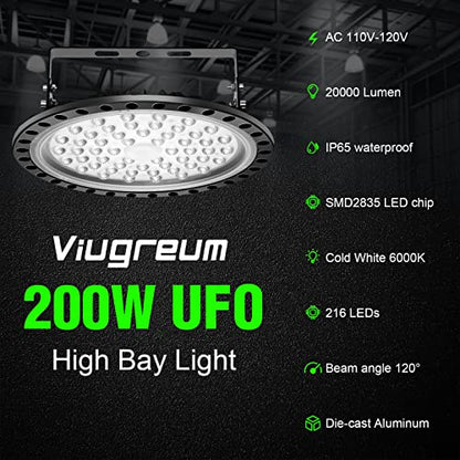 20 Pack 200W UFO LED High Bay Lights (20 Pack 200W)