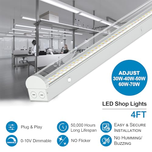 4FT LED Linear Strip Light 4Pack (4FT Linear Strip Light-4PCS)