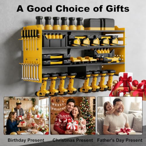 Power Tool Organizer Wall Mount (Yellow)
