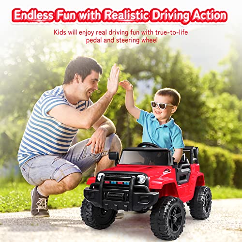 Ride on Truck with Remote Control (Red)