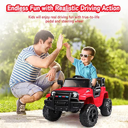 Ride on Truck with Remote Control (Red)