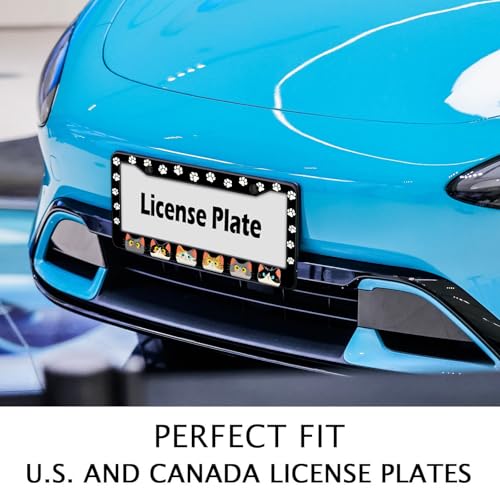 Cats Paw License Plate Frame (Cats and paws)