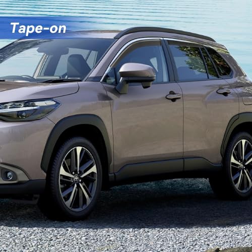 Window Visors Rain Guards for 2022 (2022-2026 Toyota Corolla Cross)