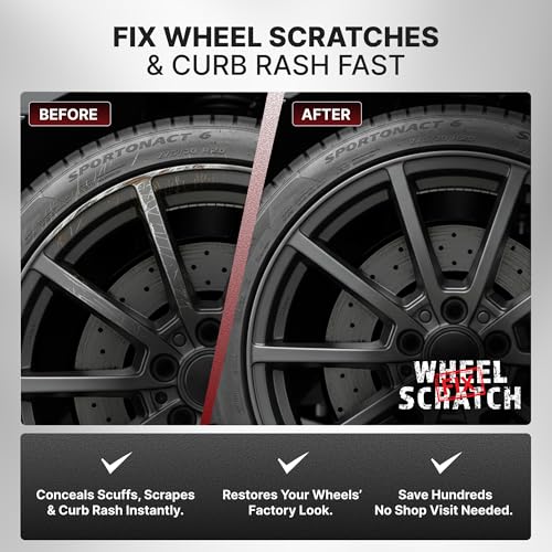 Matte Gray Rim Touch Up Paint Wheel Scratch Repair Kit (Gray - Dark/Satin - Kit)