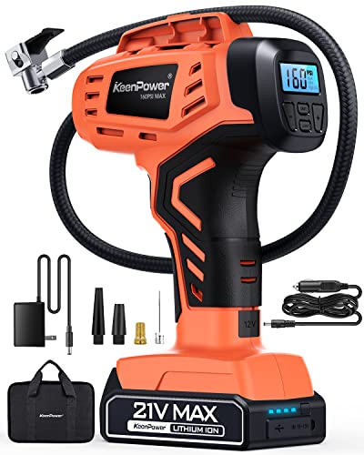 Tire Inflator Air Compressor (Red)