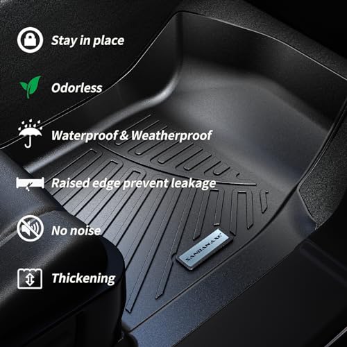 Floor Mats & Trunk mat for 2018 (2018-24 For Ford Expedition MAX 8 Seat Full Set)