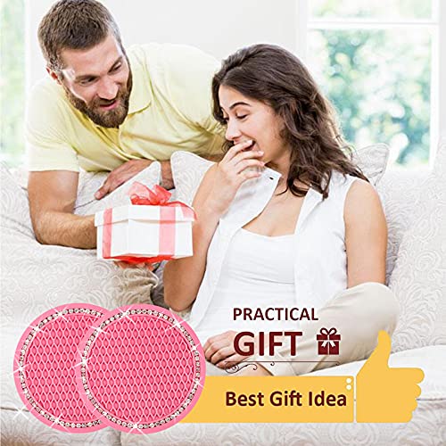 4PCS Bling Coaster (Pink / 4pack)