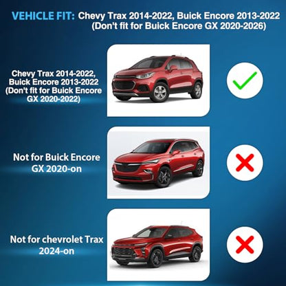in Channel Rain Guards for Chevy Trax 2015 (Chevy Trax 2014-2022)