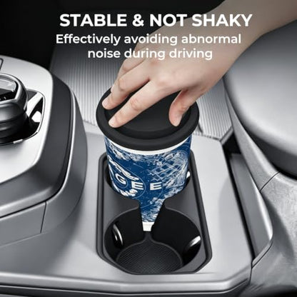 Center Console Cup Holder Inserts for Toyota bZ (Fits for 2026-2027 bZ/bZ Woodland & Solterra)