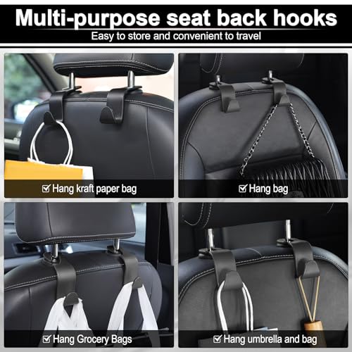 Car Seat Headrest Hook (Black)