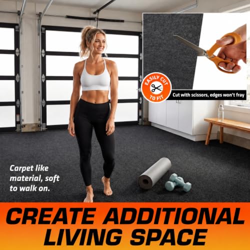 Premium Original Small Vehicle Garage Floor Mat (7'4" x 8'4" (Rectangular))