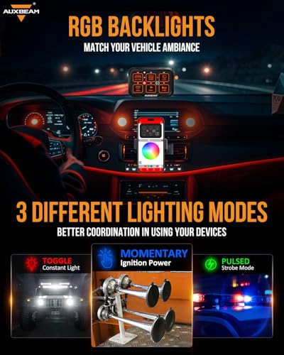 6 Gang Switch Panel Bluetooth AR (6 Gang Bluetooth Switch Panel (One Side Output))