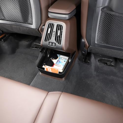 Car Rear Center Console Organizer Compatible with BMW X1 U11 2023