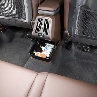 Car Rear Center Console Organizer Compatible with BMW X1 U11 2023