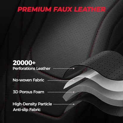 Seat Covers for 2023 (Black & Red / CR-V 2023-2026 Full Set)