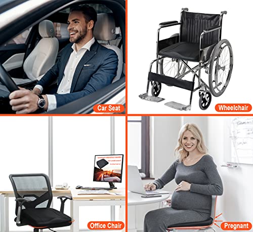 Car Seat Cushion (Classic Black)
