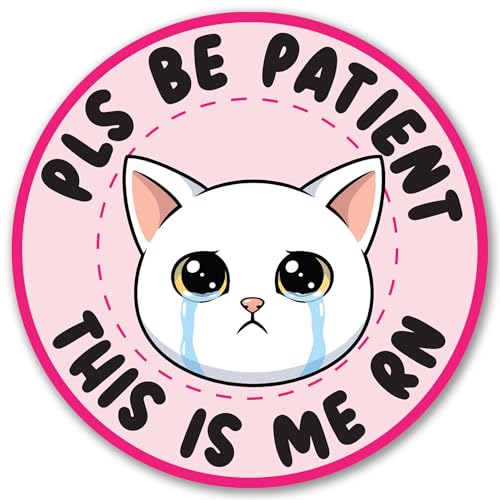 Pls Be Patient This is Me RN Locker Magnet 5 Inch (Pls Be Patient This is Me Rn)