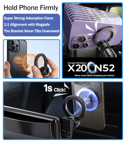 Magnetic Phone Holder for Honda Accord 2018 2019 2020 2021 2022 [10th Gen 8 (for Honda Accord 8-inch Screen)