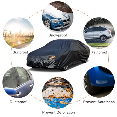 7 Layers Waterproof Car Cover for Chevrolet Corvette 1980 (PE-Black / Custom Fit Chevrolet Corvette)