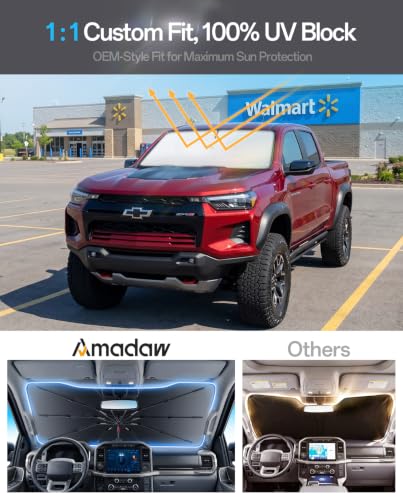 Windshield Sun Shade for Chevrolet Colorado (For Chevrolet / For Colorado/Trailblazer 2021-2026)