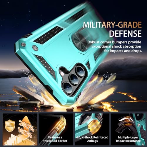 for Galaxy S25 Plus Case (Galaxy S25 Plus (Medium 6.7") / Turquoise)
