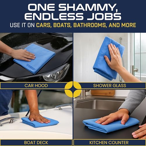 Car Shammy Towel (Blue)