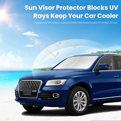 Windshield Sunshade for 2014 (for 2014- 2017 Audi Q5/SQ5)
