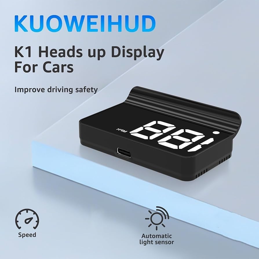 Heads up Display for Cars (White)