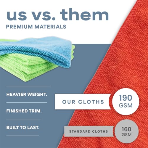 Microfiber Cleaning Cloth (25 Pack)