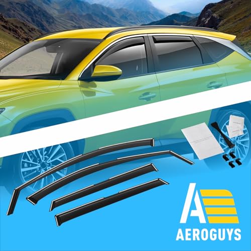 Extra Durable Window Deflectors in (For Hyundai Tucson 22-26)