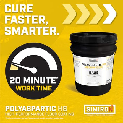 Polyaspartic High Solids Topcoat Coating System (Medium Cure)