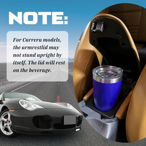 Center Console Cup Holder Insert for Porsche 911 996 & for Boxster 986 1997‑2004 and for Carrera 1999 (18*12*10cm)