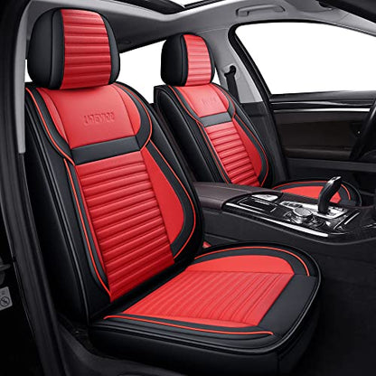 Car Seat Covers Full Set (Red+Black / Full set)