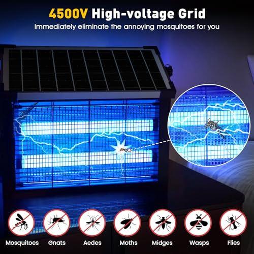 Solar Bug Zapper Outdoor (Black)