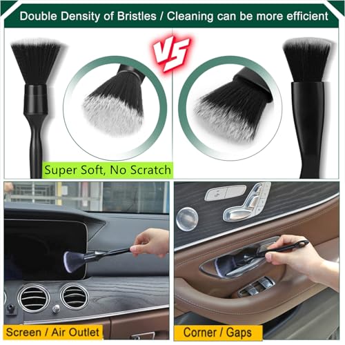 Car Interior Duster Detail Brush Cleaning Gel Kit (Interior-1 Set)