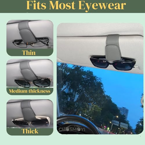 Magnetic Visor Sunglasses Holder (grey)