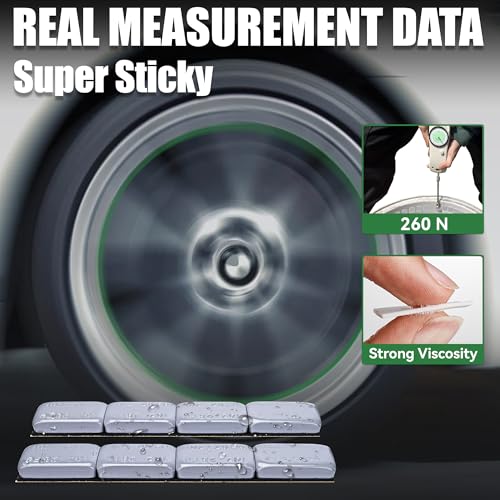 1OZ Adhesive Wheel Weights (1oz-72PCS / Gray)