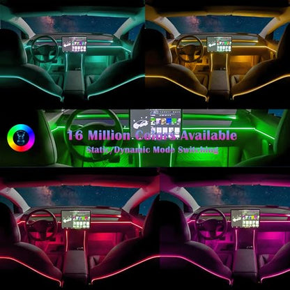 Dreamcolor Acrylic Interior Car LED Strip Light