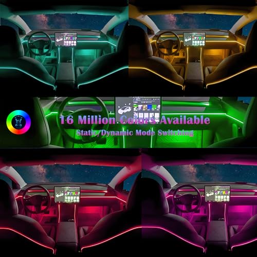 Dreamcolor Acrylic Interior Car LED Strip Light