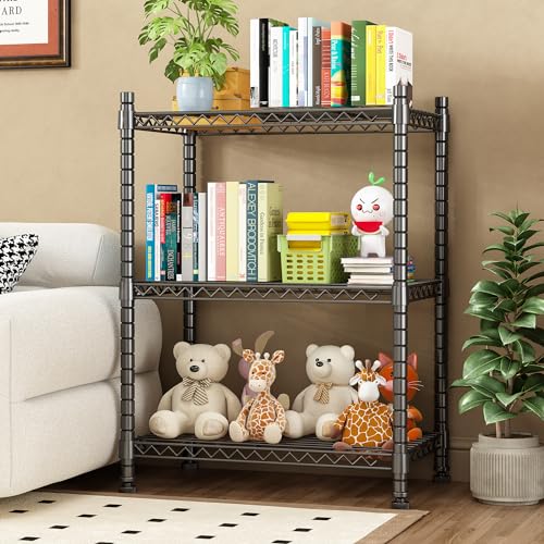 3 Shelf Storage Rack (3-Tier（13.5" D x 23.4" W x 31" H）)