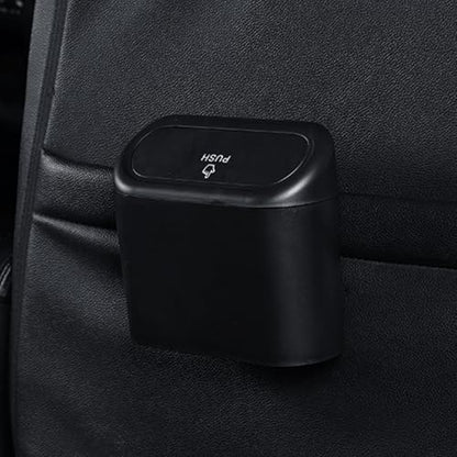 Car Trash Can with Lid (1 Black)