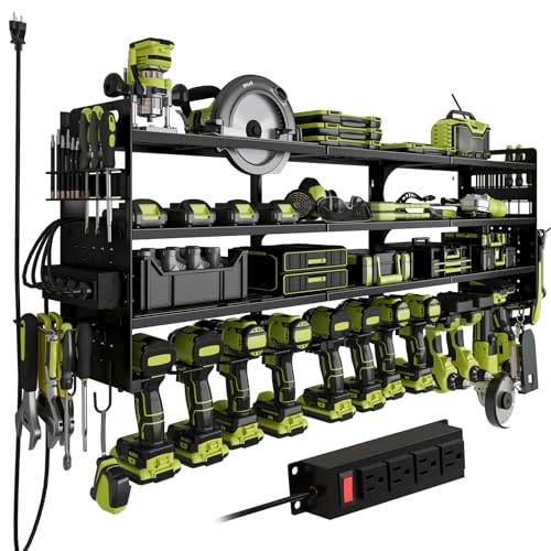 Power Tool Organizer Wall Mount (Black)