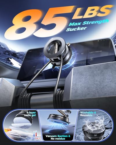 Magnetic Car Phone Holder (Black)