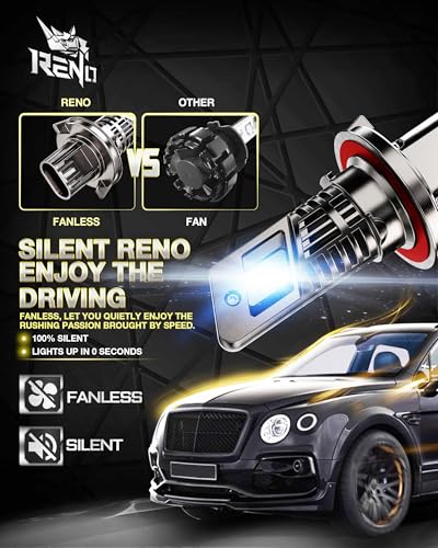 H13 Bulb 9008 Fog Bulb 800% Brighter High Speed Fan 6500K (H13)